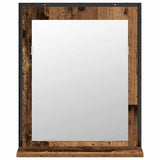 Bathroom Furniture Set Wall-mounted 2 pcs Brown Engineered wood 3334331