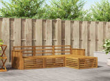 Outdoor Sofa Set 4 pcs Natural 3374604