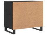 Sideboard 3 pcs Black Oak 60 x 35 x 70 cm 3394577