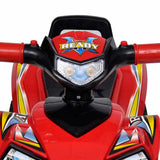 Red Children's Ride-on Quad with Sound and Light 10070