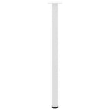 Console Table Legs 4 pcs White 72-74 cm Steel 4012457