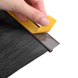 Self-adhesive Door Brush Seals 12 pcs Brown 100 cm 42019425