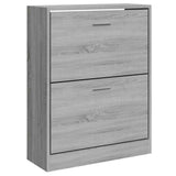 Shoe Cabinet Grey Sonoma 63x24x81 cm Engineered Wood 342562