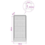 Gabion with 3.5 mm Wire and 5x5 cm Mesh 100x50x200 cm 3462380