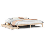 Bed Frame with Drawers without Mattress 180x200 cm Super King 3301954