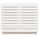 Laundry Basket White 88.5x44x76 cm Solid Wood Pine 832324