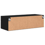 Wooden Cabinet Black 100.5 x 39 x 30 cm Engineered Wood 880242