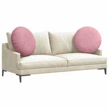 Seat Cushions 2 pcs Pink 80 x 29 cm Velvet 42014252