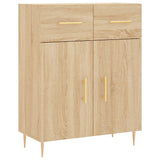 Highboard Sonoma Oak 69.5x34x180 cm Engineered Wood 3198524