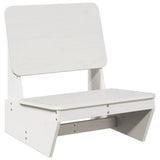 Garden Chairs 2 pcs White 60x64x70.5 cm Solid Wood Pine 859313