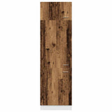 Refrigerator Cabinet Lyon Old Wood 60x57x207 cm Engineered Wood 856125
