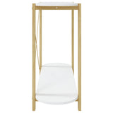 Console Table White 110x38x75 cm Engineered Wood 345690