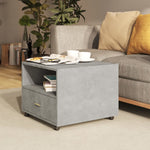 Coffee Table Concrete Grey 55x55x40 cm Engineered Wood 810930