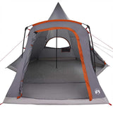 Teepee Tent 5-Person Grey and Orange 545 x 450 x 295 cm 42004001