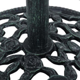 ZNTS Umbrella Base Green 9 kg 40 cm Cast Iron 47863