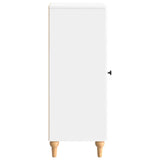 Sideboard High Gloss White 33 x 34.5 x 90 cm Engineered Wood 894139