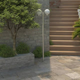 Garden Lamp Post 2 Lamps 220 cm 40390