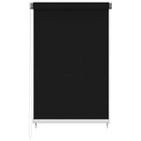 Outdoor Roller Blind 185 cm Black 312958
