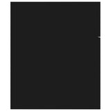 Bathroom Furniture Set Black Engineered Wood 3071046