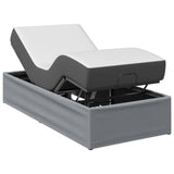 Electric Adjustable Bed Frame Light Grey 200 x 100 x 33.5 cm 42037305