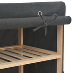 Wardrobe Grey 135x40x170 cm Fabric 248197