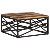 Coffee Table 68x68x35 cm Solid Reclaimed Wood 330075