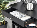 Console Table Side Desk w/ Shelves Drawers Open Top X Support Frame Living Room Hallway Home Office T3398P328323