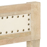 Bed Frame without Mattress Solid Mango Wood 200 cm 288429