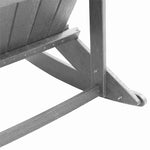 Adirondack Rocking Chairs 2 pcs Light grey HDPE 3335837