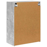 TV Wall Cabinet Concrete Grey 59.5 x 31 x 80 cm Engineered Wood 892362