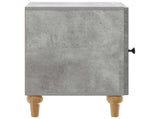 Bedside Cabinet Concrete Grey 43 x 34.5 x 50 cm Engineered Wood 894111
