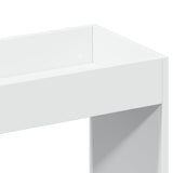 Highboard White 92x33x140 cm Engineered Wood 3309609