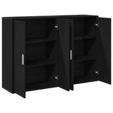 Sideboard 2 pcs Black Oak 60 x 31 x 84 cm Engineered Wood 3334304
