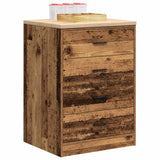 ZNTS Garage Storage Cabinet Old Wood 60x51x85 cm Solid Wood Pine 860605