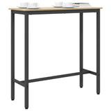 Table Sonoma Oak 100 x 40 x 100.5 cm Engineered Wood and Steel 873739