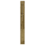 Outdoor Shower 226 cm Impregnated Pine Wood and Stainless Steel 886343