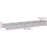 Garden Raised Bed 482 x 100 x 36 cm 151997