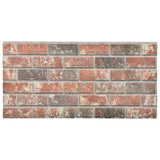 3D Wall Panels with Dark Brown & Grey Brick Design 10 pcs EPS 147196