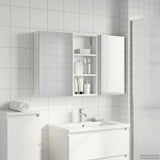 Bathroom Cabinet Set 3 pcs 110 x 10.5 x 60.5 cm Engineered wood 3403712
