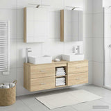 Bathroom Furniture Set 5 pcs Sonoma Oak 3406833