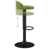 Bar Stools 2 pcs Light Green Velvet 333603