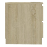 Bed Cabinet Sonoma Oak 50x39x43.5 cm Engineered Wood 806199