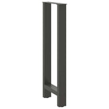 Bar Table Legs Anthracite 2 pcs 50x cm Steel 4013342