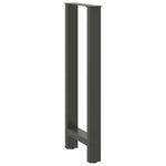 ZNTS Coffee Table Legs Anthracite 2 pcs 50x cm Steel 4013342