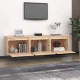 TV Cabinets 3 pcs Solid Wood Pine 3100124