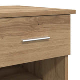 Desk with Drawer Artisan Oak 90 x 49 x 75 cm Engineered Wood 869273