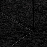 Shaggy Rug PAMPLONA High Pile Modern Black 140x200 cm 375279
