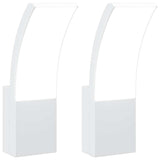 Outdoor LED Wall Lights 2pcs White Die-cast Aluminium 4006265