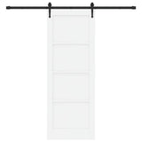 Sliding Door ORKDAL White 78 x 211 cm Solid Pine Wood 3333809