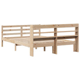 Bed Frame with Headboard without Mattress 135x190 cm Double 3306635
